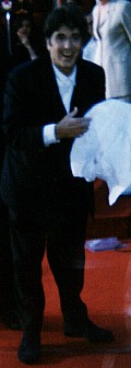 Al wiping his hands