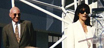 Marina Sirtis and Patrick